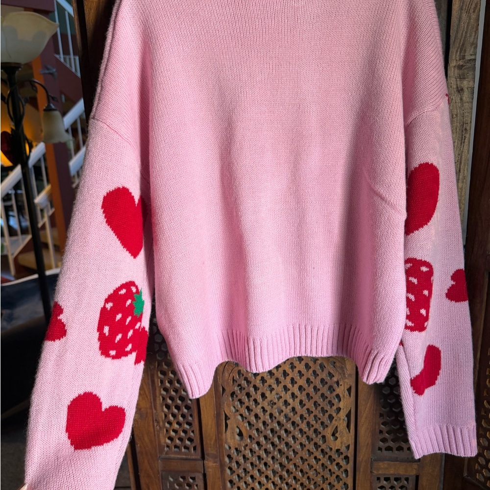 BNWT Strawberry Shortcake and Huckleberry Pie Sweater - Picture 8 of 9
